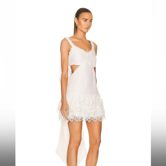 LoveShackFancy Anjanue Mini Dress
TRUE WHITE - Picture 2 of 4